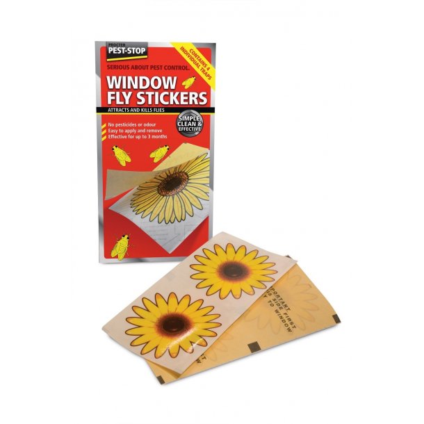 Fly catcher for window (4 pcs.)