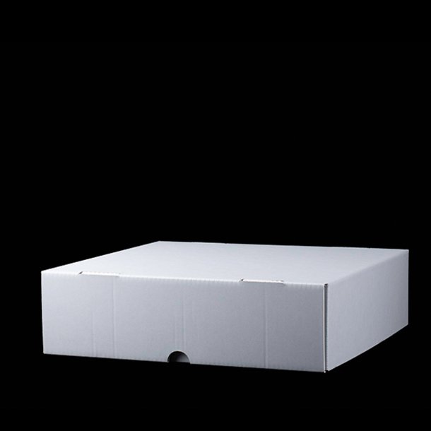 Kvadrat boks 35x35x10 cm.