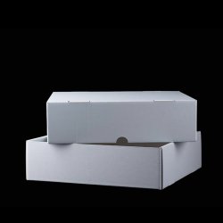 Kvadrat boks 35x35x10 cm.