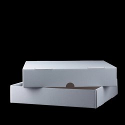 Kvadrat boks 40x40x8 cm.