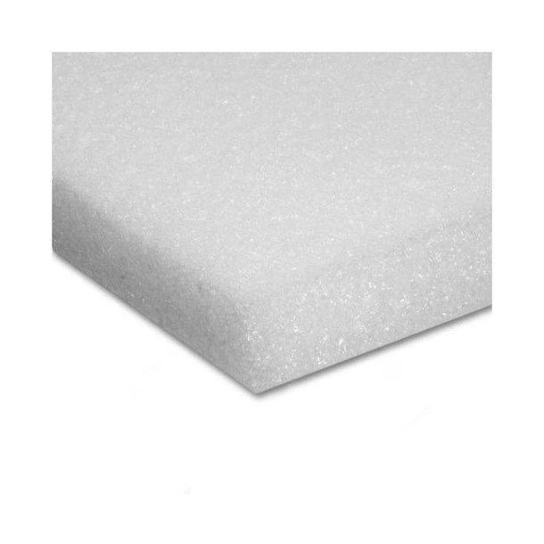 Ethafoam plade hvid 1375 x 600 x 50 mm.