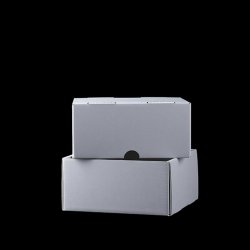 Kvadrat boks 20x20x10 cm.