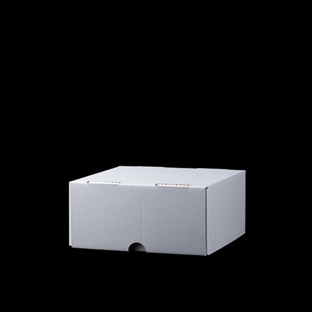 Kvadrat boks 20x20x10 cm.