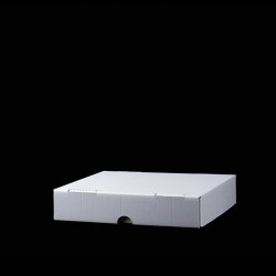 Kvadrat boks 25x25x5 cm.