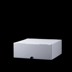 Kvadrat boks 25x25x10 cm.