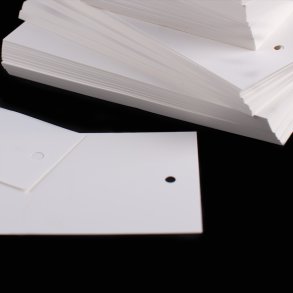 Manilamrker syrefri 5 x 10 cm. (pk. 100 stk.)