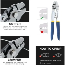 Pressetang med wirelse