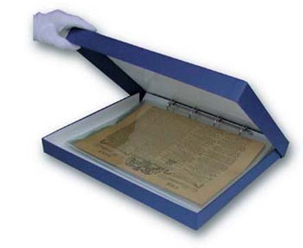 Ringbind A3 blå - Ringbind - Museumstjenesten