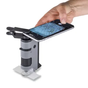 Lommemikroskop, Carson MicroFlip�  100x-250x LED/UV