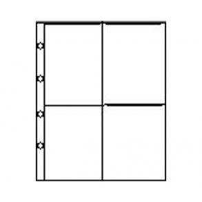 Lommer til postkort, bning verst (50 stk.)