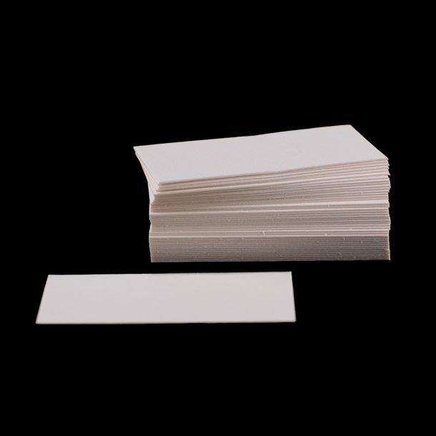 Manilamrker 3 x 6 cm. uden hul