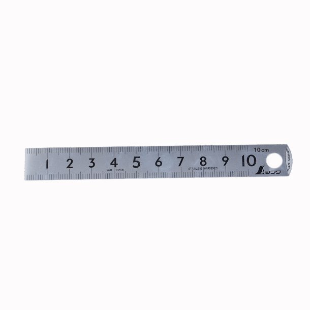 Lineal metal 10 cm.