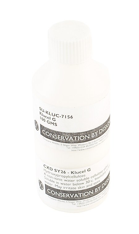 Klucel G (Hydroxypropylcellulose) - Lim - Museumstjenesten