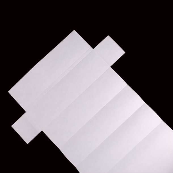 Foldekuverter (filmstrimmel) 27 x 7,2 cm.
