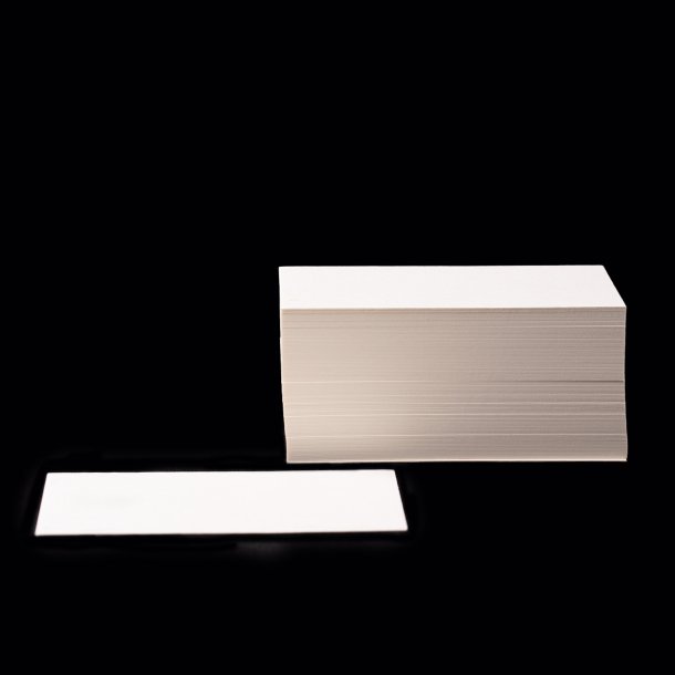 Manila mrker 6 x 12 cm. uden hul