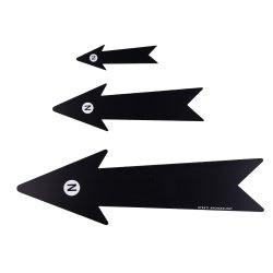 Markeringspile sort/hvid