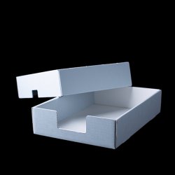 Musikkassette boks m. lst lg (2 rkker)