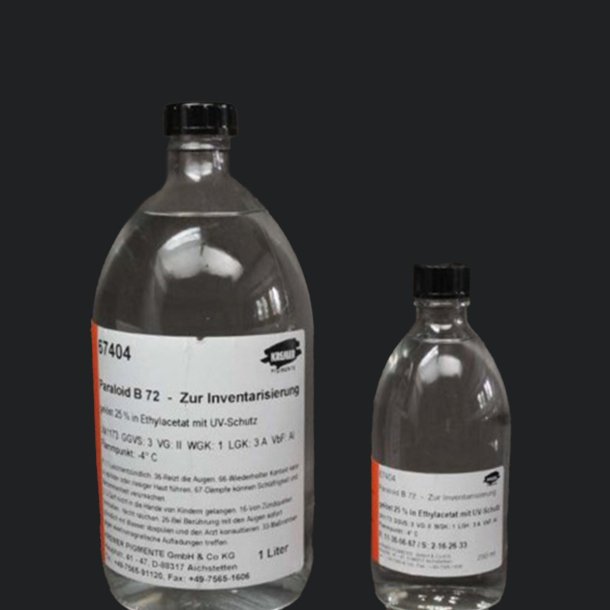 Paraloid B 72 in Ethyl Acetate, 25 % (250 ml.)
