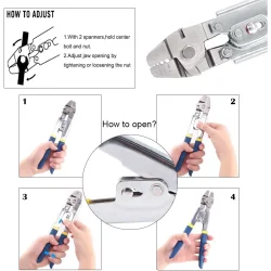Pressetang med wirelse