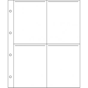 Fotolommer 31,5 x 26 cm. (type 2) 4 lommer portrait 