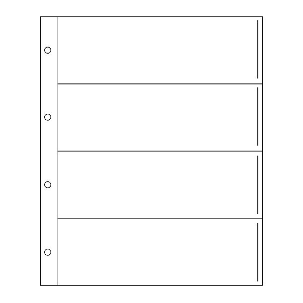 Fotolommer 31,5 x 26 cm. (type 2) 4 lommer landscape
