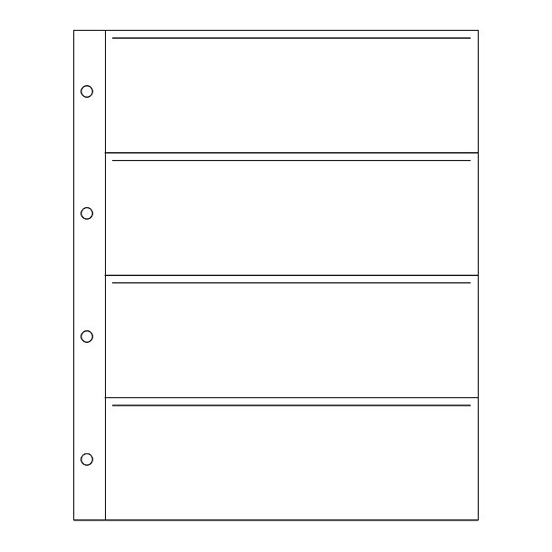 Fotolommer 31,5 x 26 cm. (type 2) 4 lommer landscape 