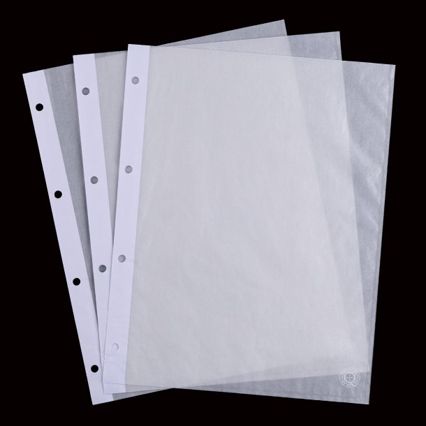 Ring binding pockets 1 pane 21 x 29,7 cm. A4.