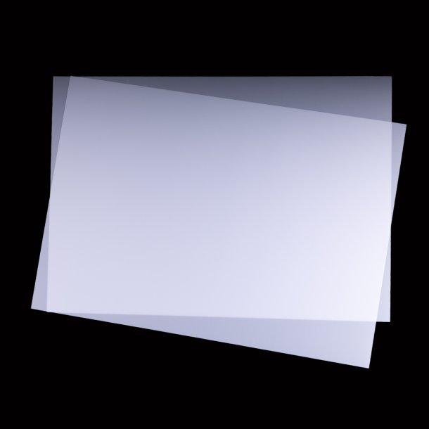 Vandfast tegnefolie A3-format u. gitter