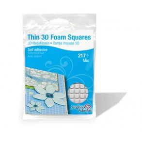 Thin Adhesive Pad White