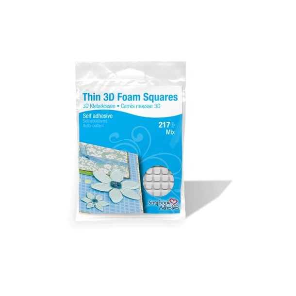 Thin Adhesive Pad White